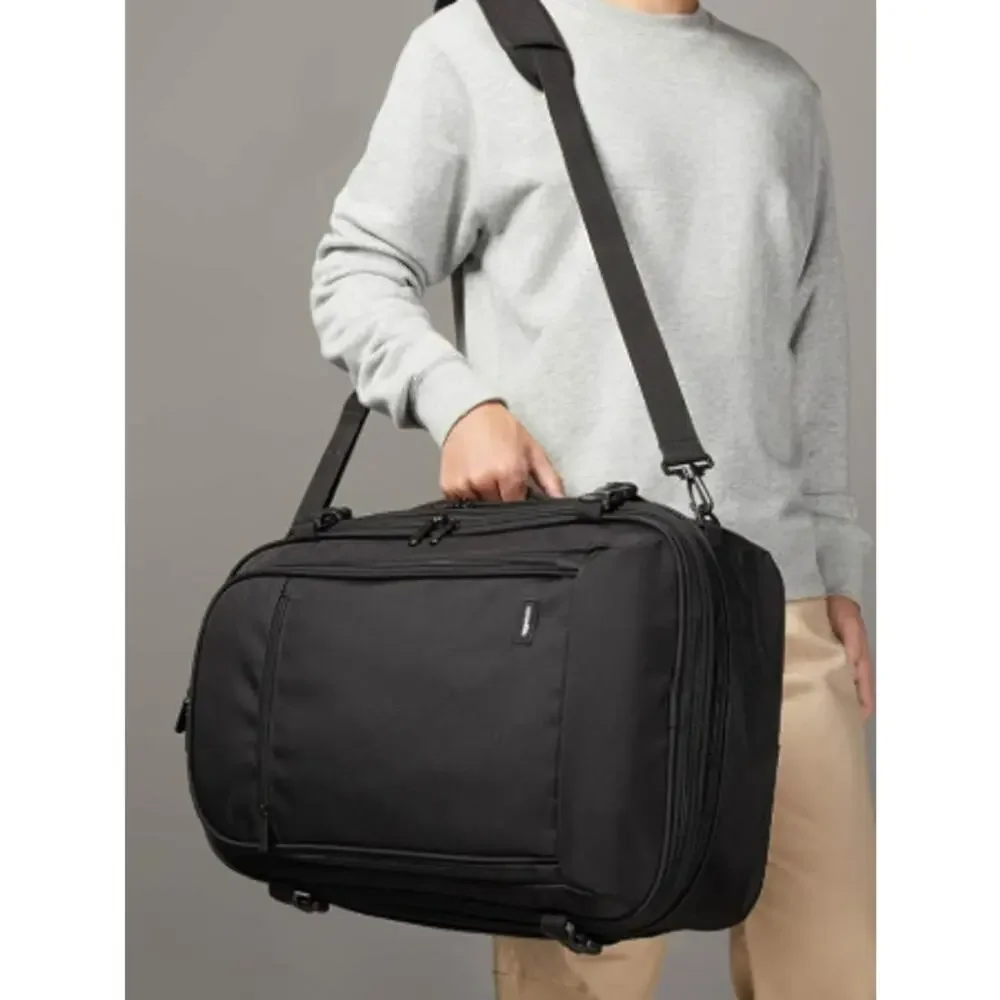 Amazon Basics Convertible Travel Backpack NWOT Black
